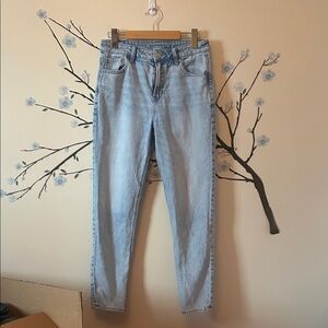 American Eagle Outfitters VGUC jeans. High waisted, strigid (stretchy/rigid)